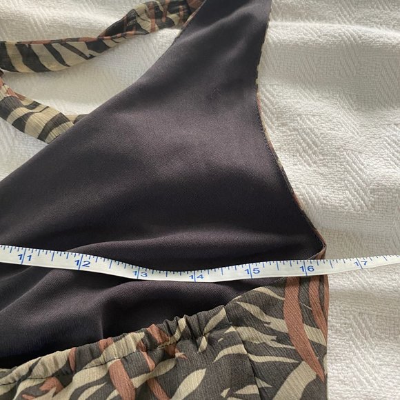 Vintage midi halter dress, size 12 - Picture 5 of 8